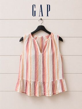 GAP – Sleeveless striped blouse – Size XXL